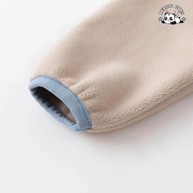 LEZONKIDS - Conjunto de Agasalho de Fleece Macio para Meninas, Personalizado, para Outono